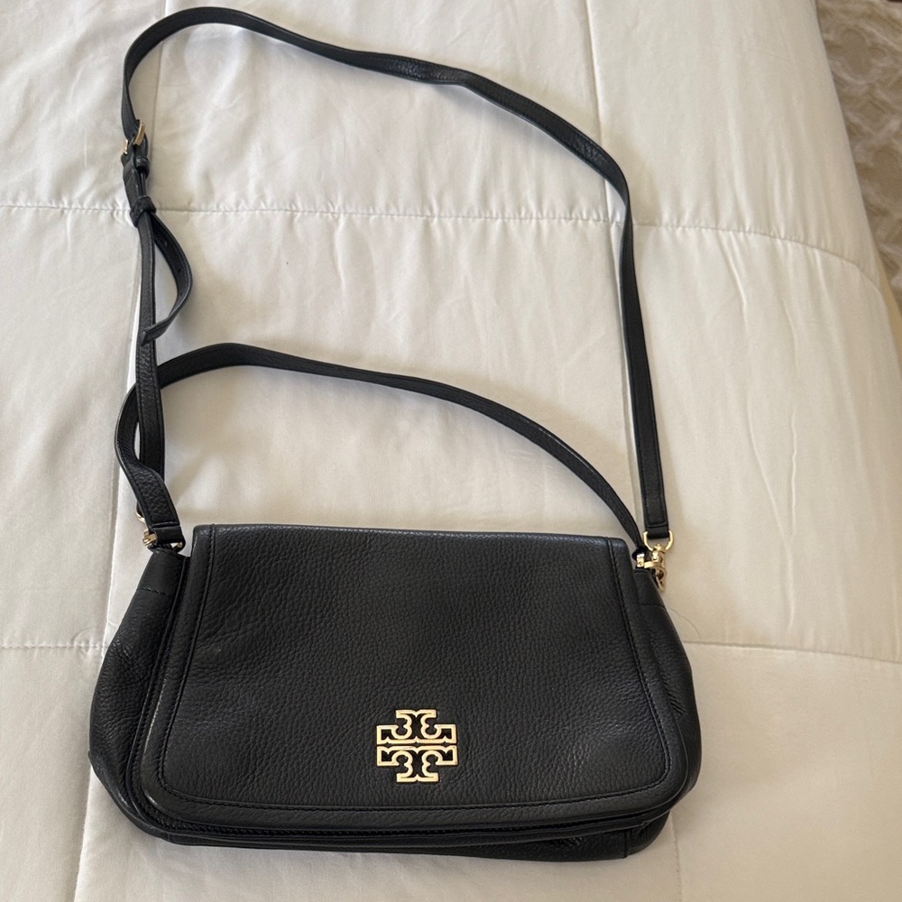 Tory Burch Black Leather Crossbody Bag